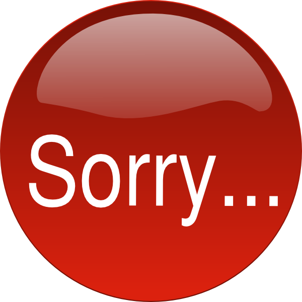 Sorry Clip Art Eps Images 422