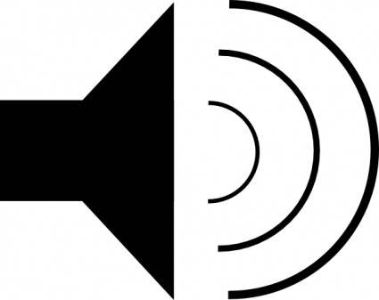 Sound Waves Clip Art Tag - Speaker Tag - Speaker