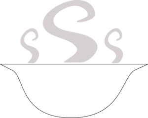 Soup Bowl No Fill Color Clip Art