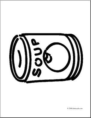 Soup Can Clip Art Clip Art Basic Words Can