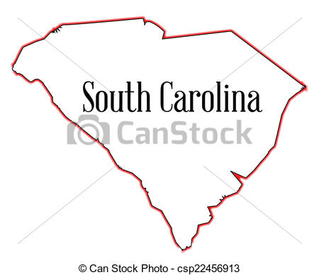 ... South Carolina - Outline map of the state of South Carolina South Carolina Clipartby ...