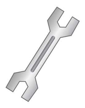 image of spanner clipart - Spanner Clipart