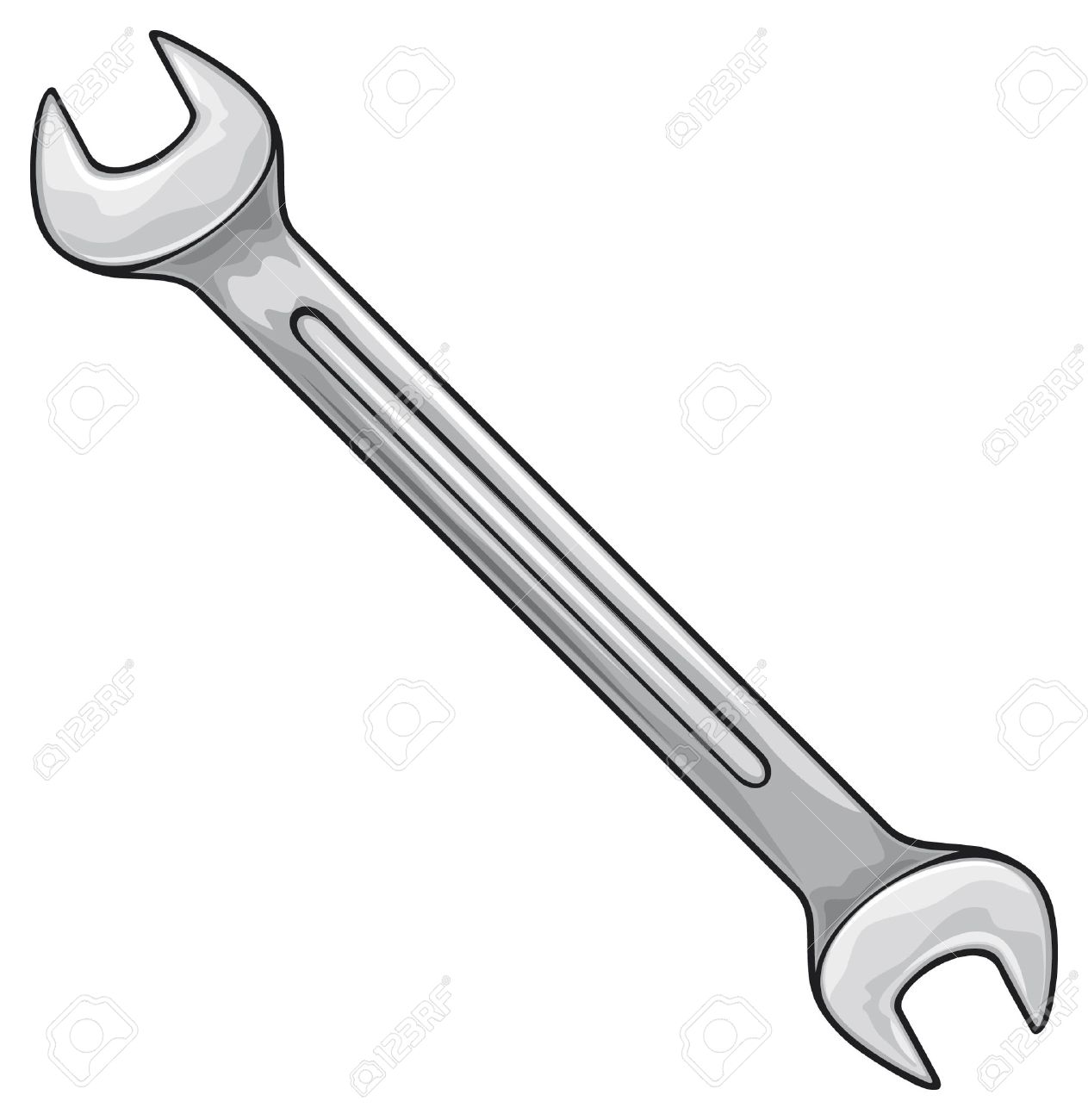 Spanner or wrench tool icon -