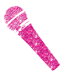 Sparkly microphone clipart - Microphone Clipart