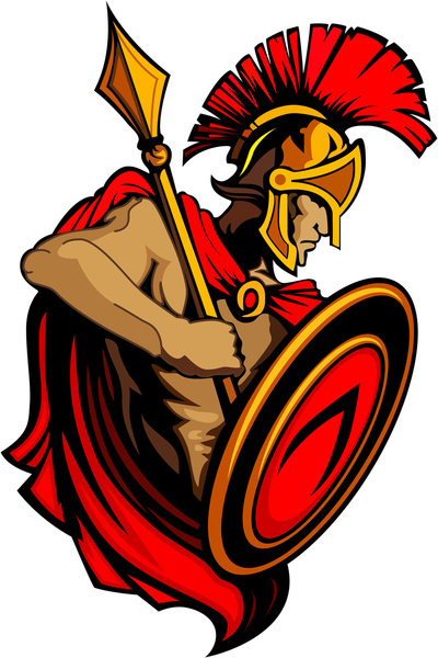 Greek Warrior Clipart