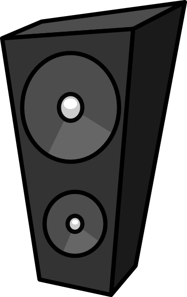 Clip Art Of Bass Speakers Cli