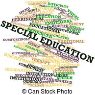 Special education - Abstract word cloud for Special... Special education Clipartby ...