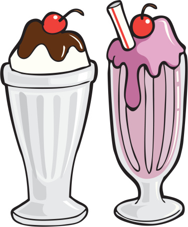 Clip art milkshake by Moonlig