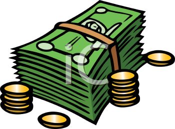 Spending Money Clipart Clipar - Pile Of Money Clipart