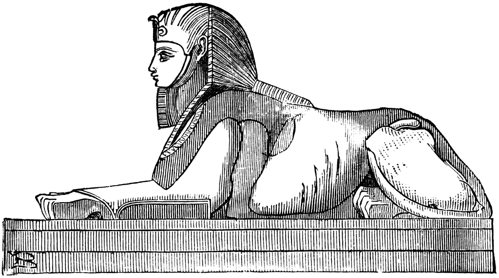 Egyptian Sphinx Clipart #1