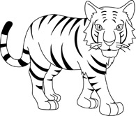 Free Black and White Tiger Cl