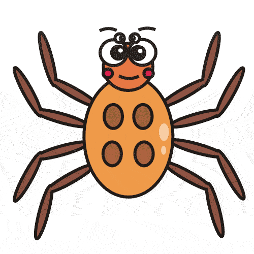 Funny Spider Clipart #1