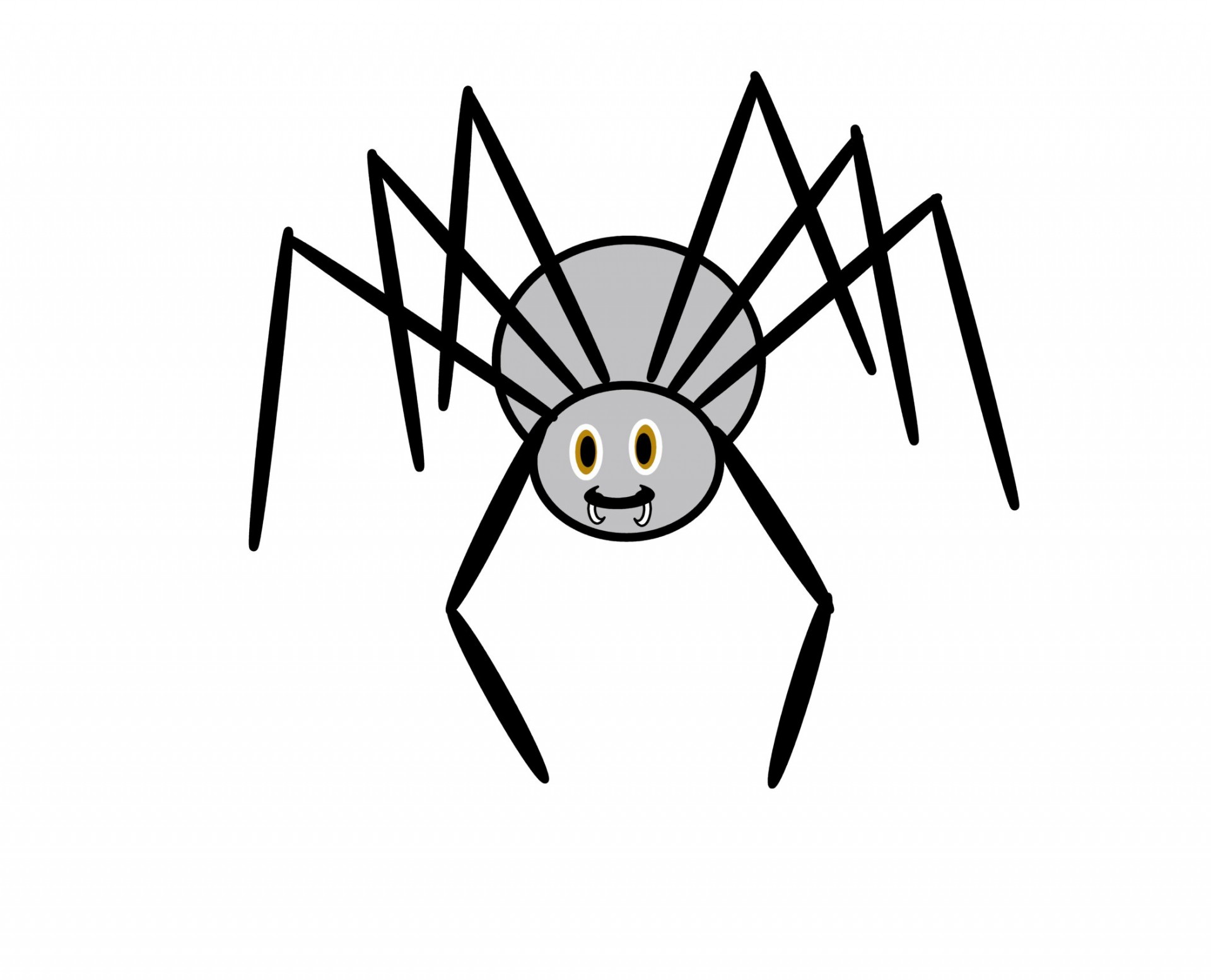 Black spider clipart 1 clipar