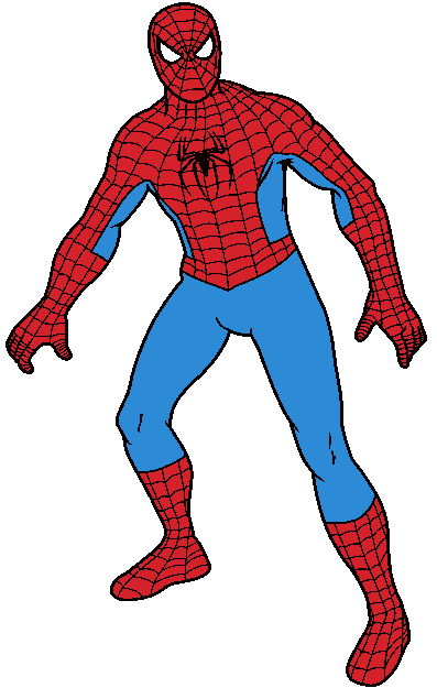 Spider Man Cartoon Clipart #1