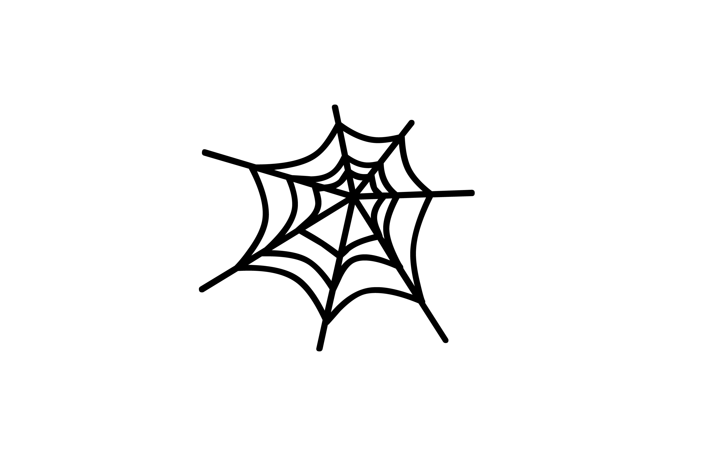 Spider Web Border Clipart | C - Cobweb Clipart