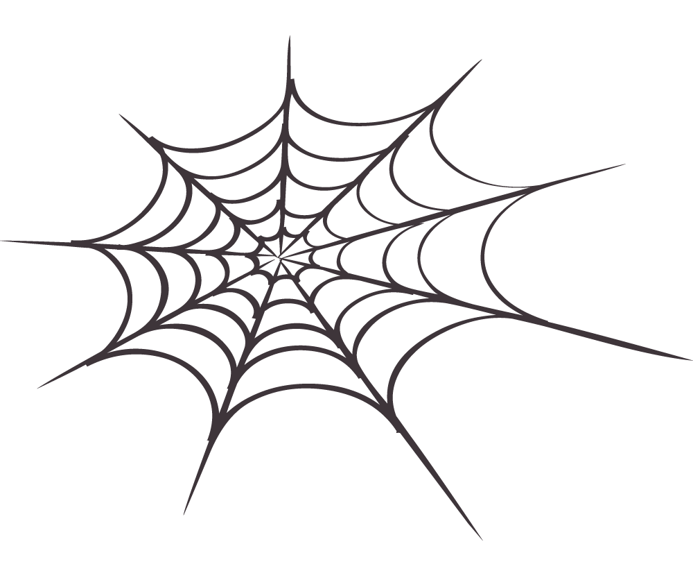Spider Web Clipart Image: Cre