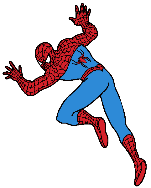 Spiderman thank and clip art 