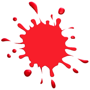 Red Paint Splatter Clip Art C