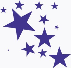 splash-of-stars - Clip Art Star