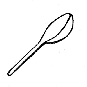 Spoon Clip Art - Clip Art Spoon