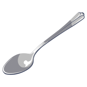 soup spoon clipart