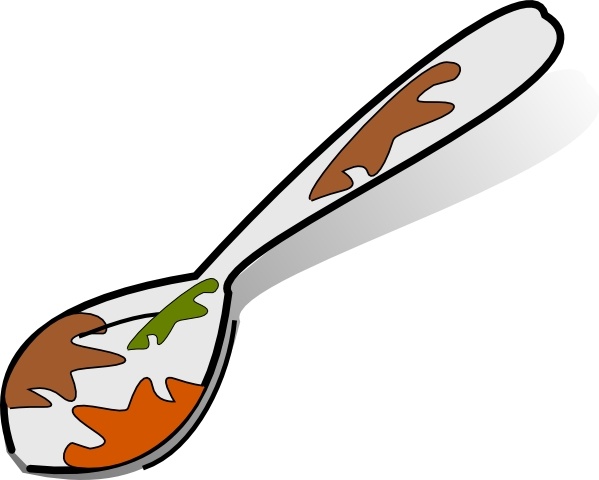 Dirty Spoon clip art