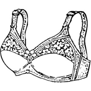 Sport Bra Vector And Illustrations Clipart - Free Clip Art Images | lingerie coloring book | Pinterest | D, Illustrations and Art
