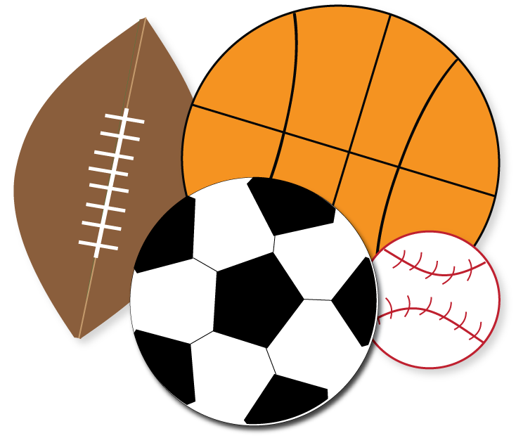 sports equipment clipart