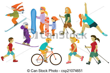 People (various sport activities) - csp21074651