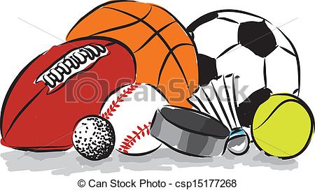 ... sports balls illustration - Sports Balls Clip Art
