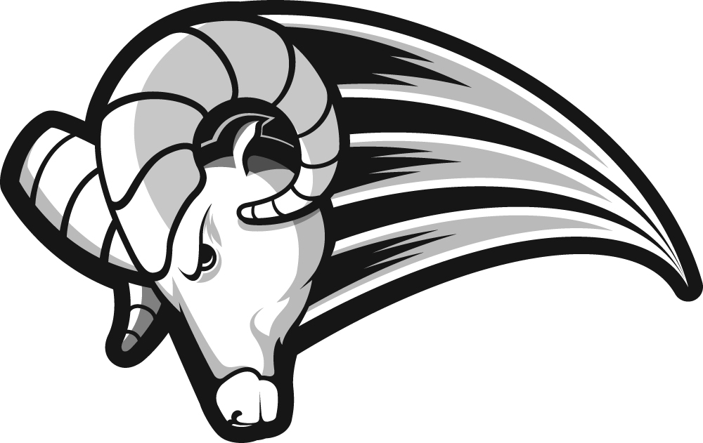 Sports Information and Relate - Ram Head Clip Art