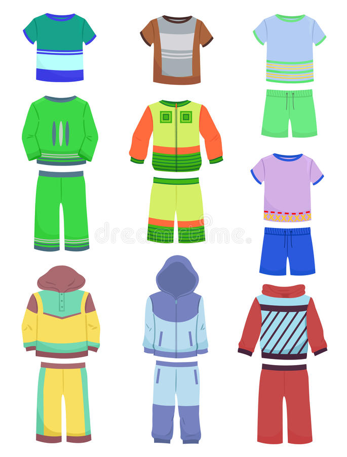 Download Sportswear for boys stock vector. Illustration of casual - 39120866