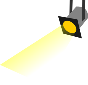 Spotlight spot light clip art