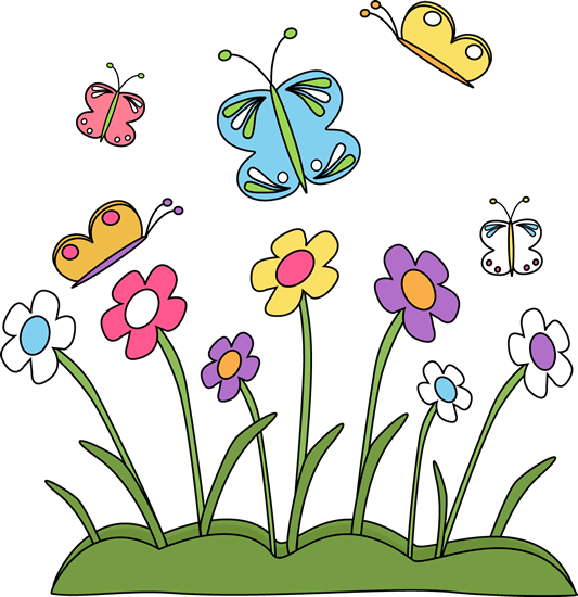 spring flower border clipart - Clip Art Spring Flowers