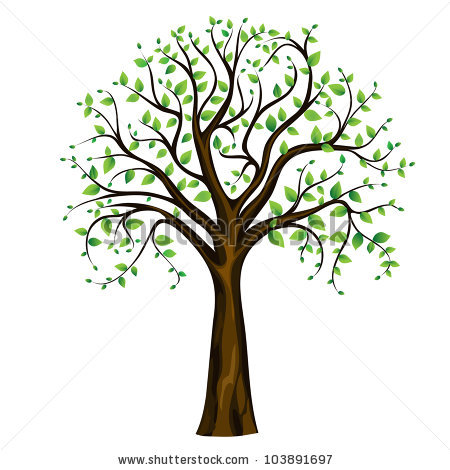 Green Spring Tree PNG Clipart