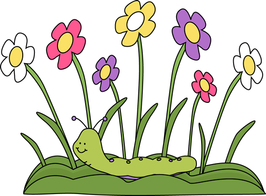 Spring Caterpillar - Spring Time Clip Art