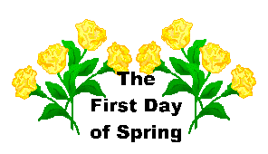 Spring Clip Art First Day Of  - First Day Of Spring Clipart
