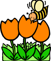 Spring clipart. Free graphics, pictures u0026amp; images of tulips, rain, butterfly, kite, nest, chick, tree, bee u0026amp; flowers.