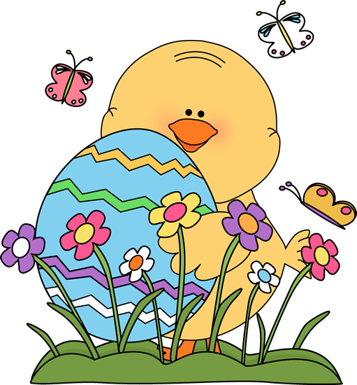 Spring Easter Chick - Easter Clip Art Pictures