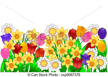 Spring Flowers Clip Art Free