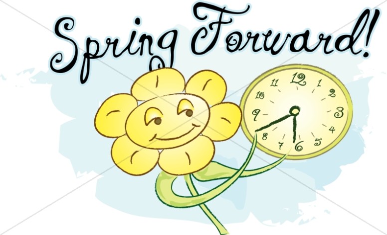 Spring Forward with Happy Flower