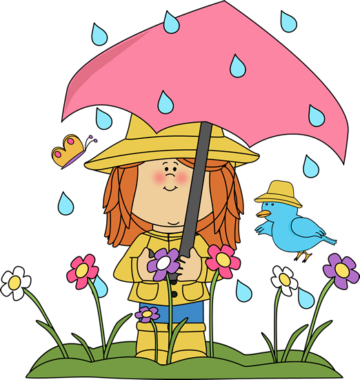 Boy in Spring Rain