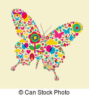 Spring time butterfly - Happy spring time butterfly... Spring time butterfly Clip Artby ...