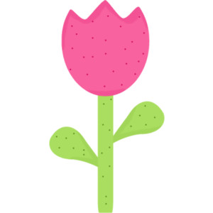 Pink Tulips Clip Art