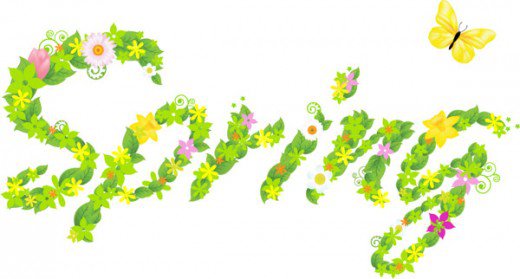 Spring Word Art - Spring Clip Art Images