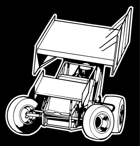 Sprint Car Front View 3 .
