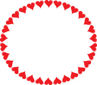 Square Heart Border Size: 83  - Heart Border Clip Art
