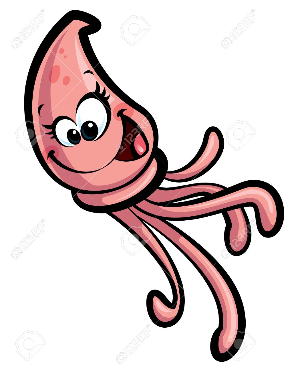 squid clipart #13