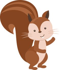 Squirrel clip art forest animals clipart on clip art clipartcow