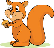Squirrel Clipart Size: 97 Kb - Clip Art Squirrel